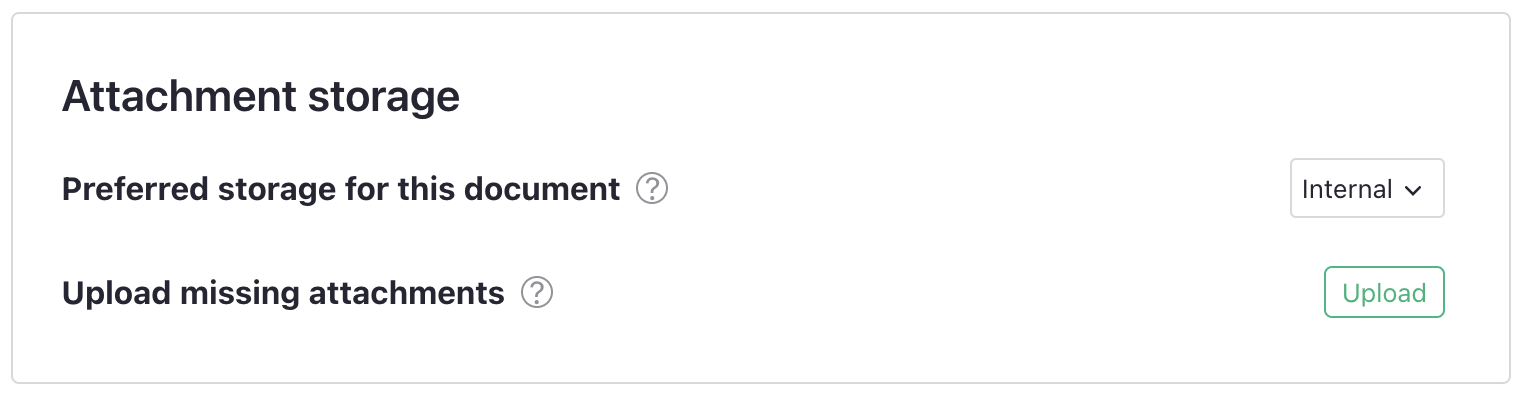 External attachments